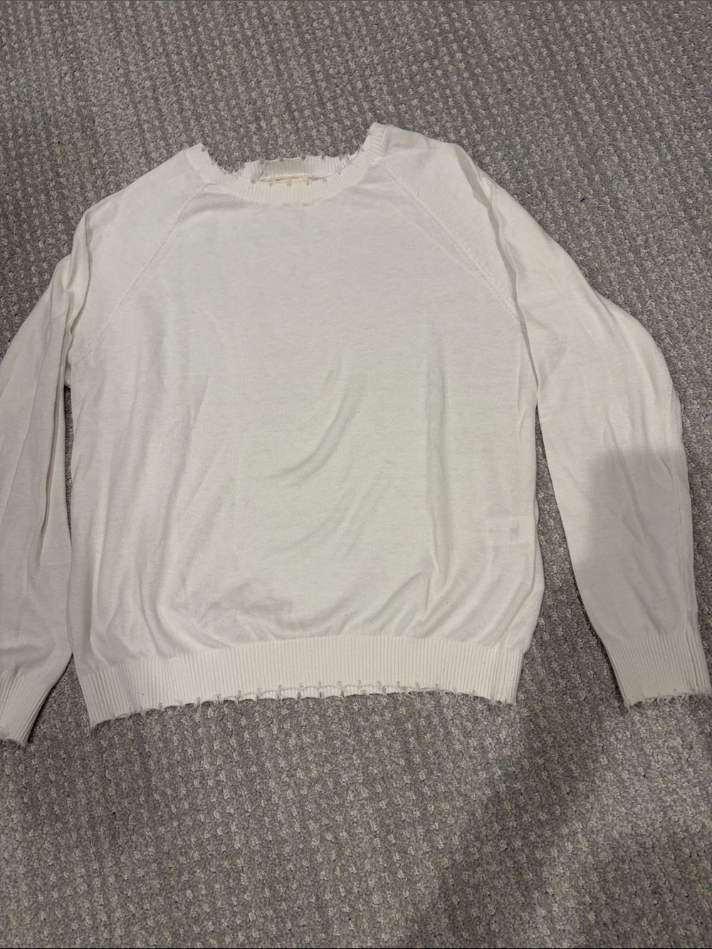 Elan Off-White Crewneck Pullover
